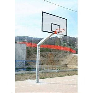 Impianto standard basket monotubolare, sbalzo 220 cm, Morale Sport, b651/2s