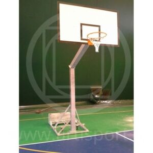 Impianto standard basket monotubolare in acciaio zincato, Morale Sport, b651/2s