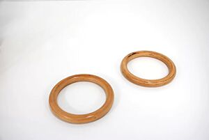 Coppia anelli in legno, Morale Sport, s00002