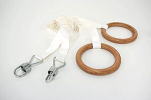 Coppia funi in nylon con anelli inclusi, Morale Sport, s00006