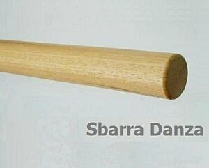 Sbarra danza in legno, diam. 43 mm, lunghezza. 2 m, Morale Sport, g405/2