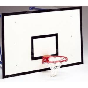 Tabellone basket da interno in legno bilaminato, cm 180x105, Morale Sport, b660