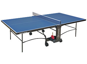 Tavolo ping pong advance indoor, piano blu, Garlando, c277i