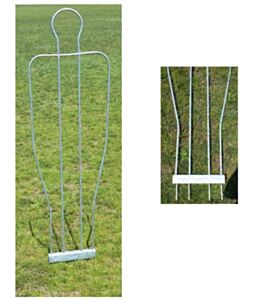 Sagoma singola in acciaio zincato, altezza 180 cm, Barret, bt001fe