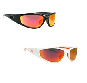 Occhiale da sole sportivo con lenti specchiate, Brizza, br0315