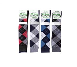 Calza lunga da uomo in cotone bio, Brizza, br0538