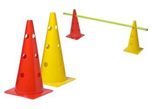Cono di plastica forato cm 38, Effea sport, 6005/2