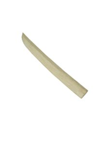 Tanto pugnale in legno di ciliegio 30 cm. colore legno bianco, Oriente Sport, 663b