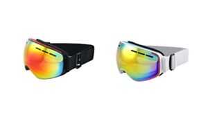 Maschera da sci top mirror uomo, Brizza, 5058-revo