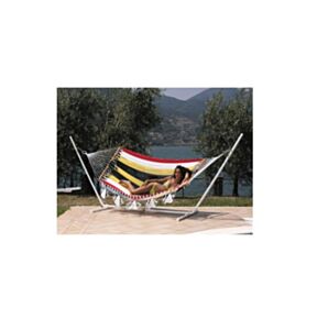 Amaca singola colorata in cotone intrecciato, senza supporto, La Rete, a2001