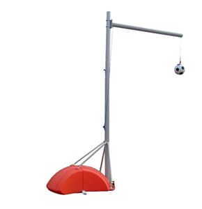 Forca singola con base in plastica riempibile su ruote, in acciaio verniciato, Barret, btfac242