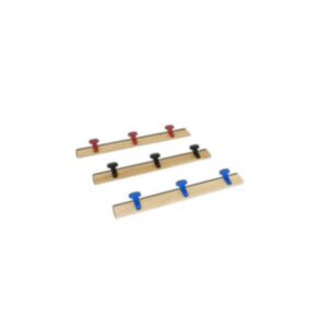 Attaccapanni a parete, in legno, a 3 posti, Morale Sport, s875/1