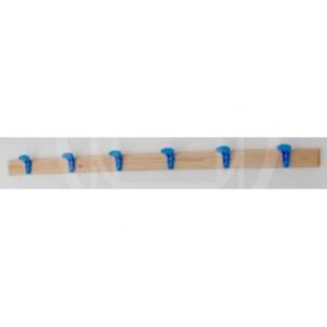 Attaccapanni a parete, in legno, a 6 posti, Morale Sport, s875