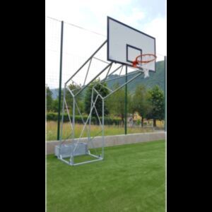 Impianto basket in acciaio a traliccio zavorabile, Morale Sport, b650/1