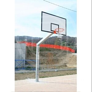 Impianto standard basket monotubolare, sbalzo 220 cm, Morale Sport, b651/2s