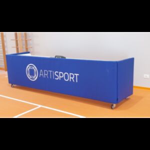 Tavolo per giudici con protezione, lunghezza 3 mt, Morale Sport, b696/i