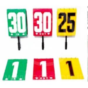 Blocco numeri per sostituzione giocatori senza impugnatura, Morale Sport, f749/1