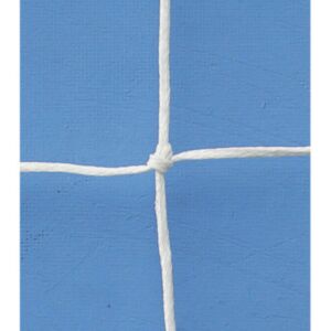 Coppia reti calcio regolamentari, maglia annodata quadra, cordino 2,5 mm, La Rete, c003