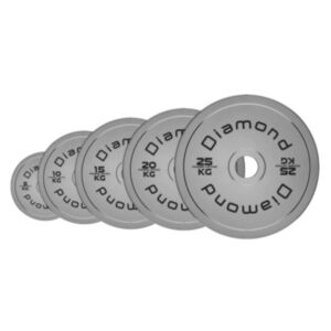 Disco olimpico in acciaio powerlifting linea Diamond
