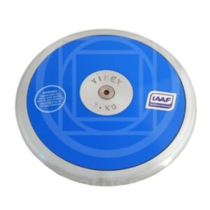 Disco in nylon con bordi in ferro, 1 kg, omologato iaaf, Morale Sport, a621