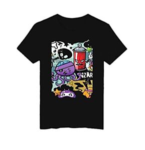 Maglietta junior con grafica engraved, Skate-Max, skts2802