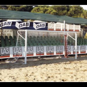 Coppia porte per beach soccer, in alluminio, trasportabili, f735/b