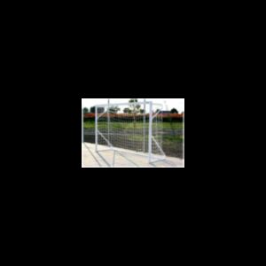 Coppia porte da calcetto in acciaio, mt 4x2, trasportabili, reti escluse, Morale Sport, f757/1