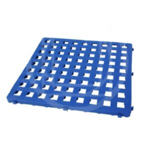 Graticcio componibile in plastica, colore blu, 50x50 cm, Morale Sport, s883/b