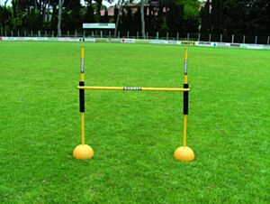 Ostacolo regolabile in pvc con altezza 100 cm e basi zavorrabili, Barret, btll100