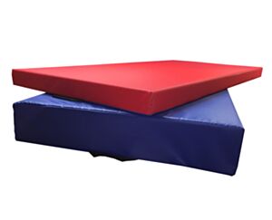 Materasso in gommapiuma e pvc, dim .cm.300 x 200 x 30, antiscivolo, Morale Sport, g355/3a