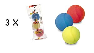 3 confezioni da 3 palle spugna , diametro 70 mm, Morale Sport, mo14861-3