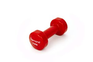 Manubrio in vinile linea Diamond, JK Fitness-3Kg