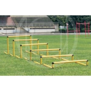 Ostacolino tipo over in plastica, smontabile, altezza fissa 20 cm, Morale Sport, a519/1.02