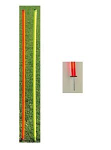 Paletto in polipropilene da 160 cm con puntale e piattello, Barret, btp007