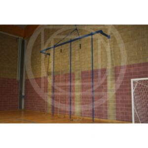 Palco di salita a 3 pertiche, con 3 funi, altezza 5 mt., Morale Sport, g312