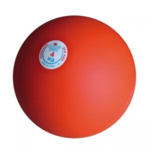 Palla getto in gomma morbida anelastica, kg 4, diam. 11,5 cm, Morale Sport, a571
