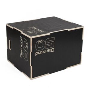 PLYO BOX Diamond BLACK GRIP (50 - 60 - 75 cm) PBD-BG