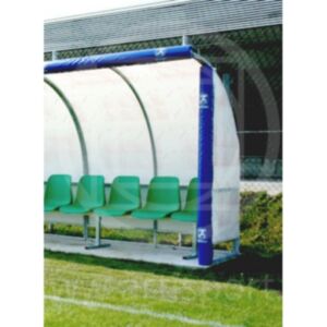 Protezione imbottita per panchine allenatori, al metro lineare, Morale Sport, f746/4