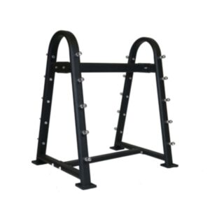 Rastrelliera porta bilancieri a 10 postazioni linea Diamond, JK Fitness