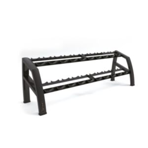 Rastrelliera per manubri esagonali 10 coppie linea Diamond, JK Fitness per manubri esagonali