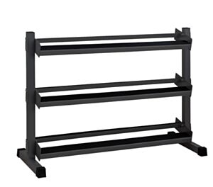 Rastrelliera porta manubri a 3 ripiani JK Fitness, RMJ-3R