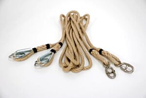 Coppia funi in canapa per anelli, Morale Sport, s00004