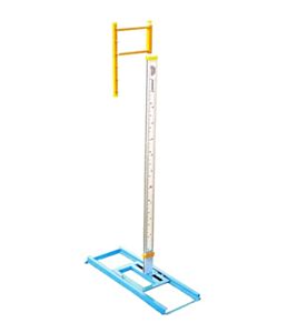 Coppia ritti per salto con l'asta, in alluminio, omologati wa, s02603