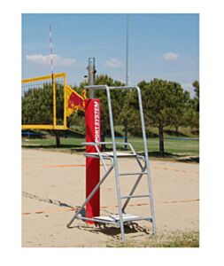 Palchetto in acciaio per arbitro da beach volley, s05068