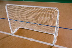 Coppia porte unihockey, in acciaio, con reti, s05132