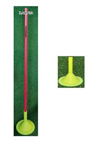 Kit paletto in pvc senza puntale  da 162 cm + base ad imbuto riempibile, Barret, bts111p