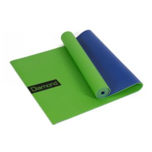 Tappetino Professionale Yoga in PVC 173 x 60 x 0,6 cm - bicolore verde/blu TY3 Diamond
