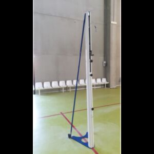 Impianto pallavolo in alluminio trasportabile su ruote, Morale Sport, v708