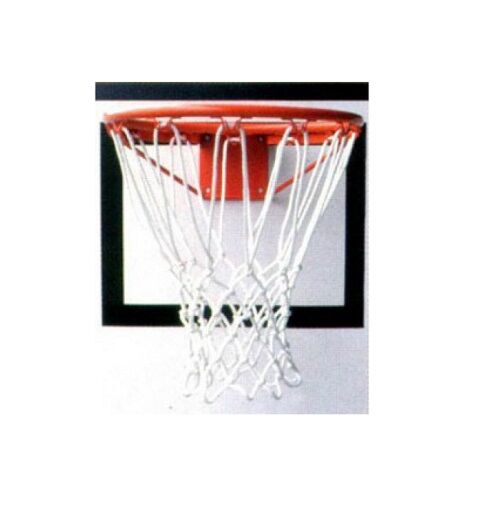GTIWUNG 2pz Rete per Canestro da Basket 12 Anelli, Reti Professionali per Canestro da Basket, Canestro da Pallacanestro Rete Blu Rosso Bianco, Adatte Alle Dimensioni di un Canestro Standard