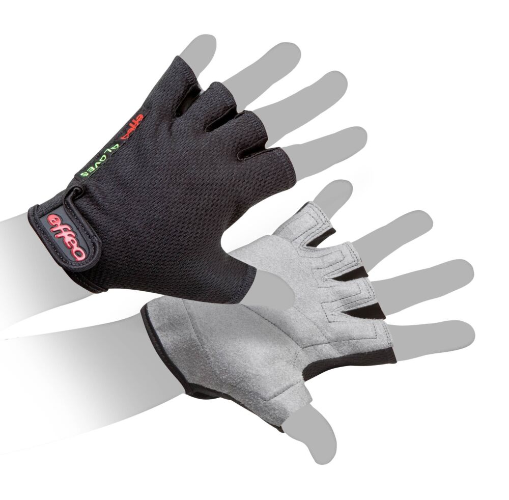 Prime Guanti in Pelle Per Motocicletta Ciclismo Body Building Sollevamento Pesi Palestra - Nero, M